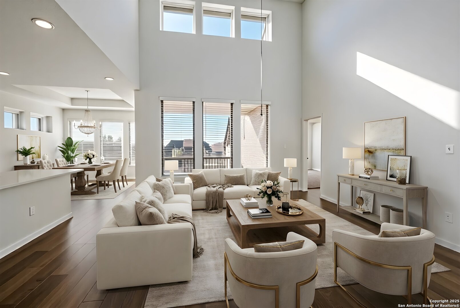 1718 Wind River San Antonio, TX 78258 - Photo 8 of 32 a living room with furniture and a large window