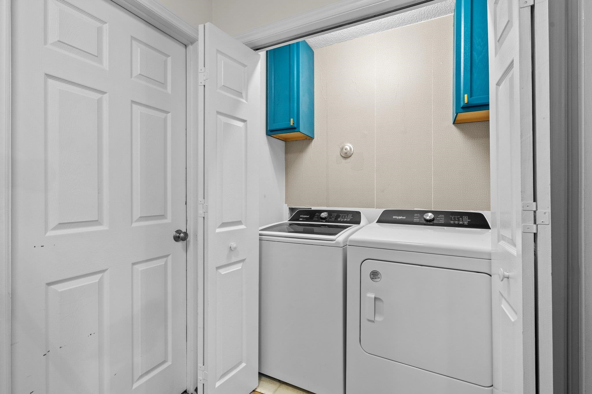 6305 Dry Fork Lane Raleigh, NC 27617 - Photo 28 of 41 a view of storage and utility room with washer and dryer