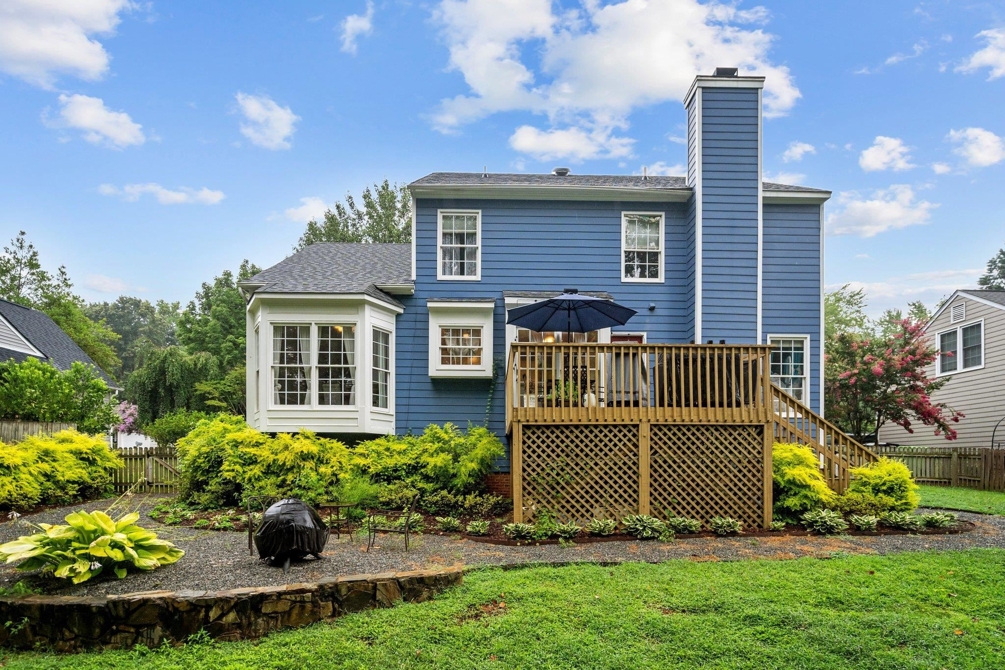 6305 Dry Fork Lane Raleigh, NC 27617 - Photo 29 of 41 front view of a house with a yard