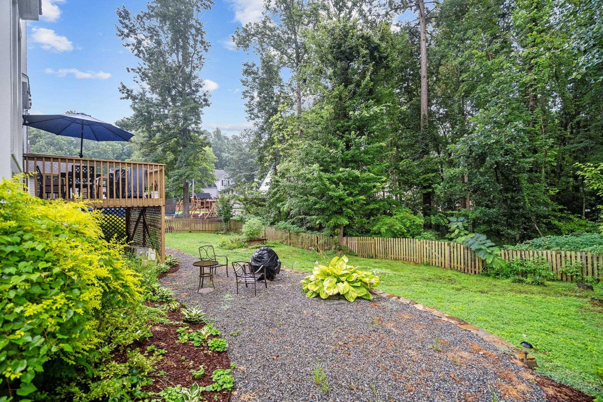 6305 Dry Fork Lane Raleigh, NC 27617 - Photo 30 of 41 a view of yard with swimming pool and green space