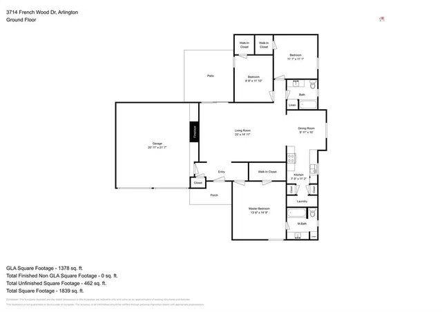 $1,900 | 3714 French Wood Drive, Arlington, TX 76016