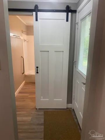 a view of a small space