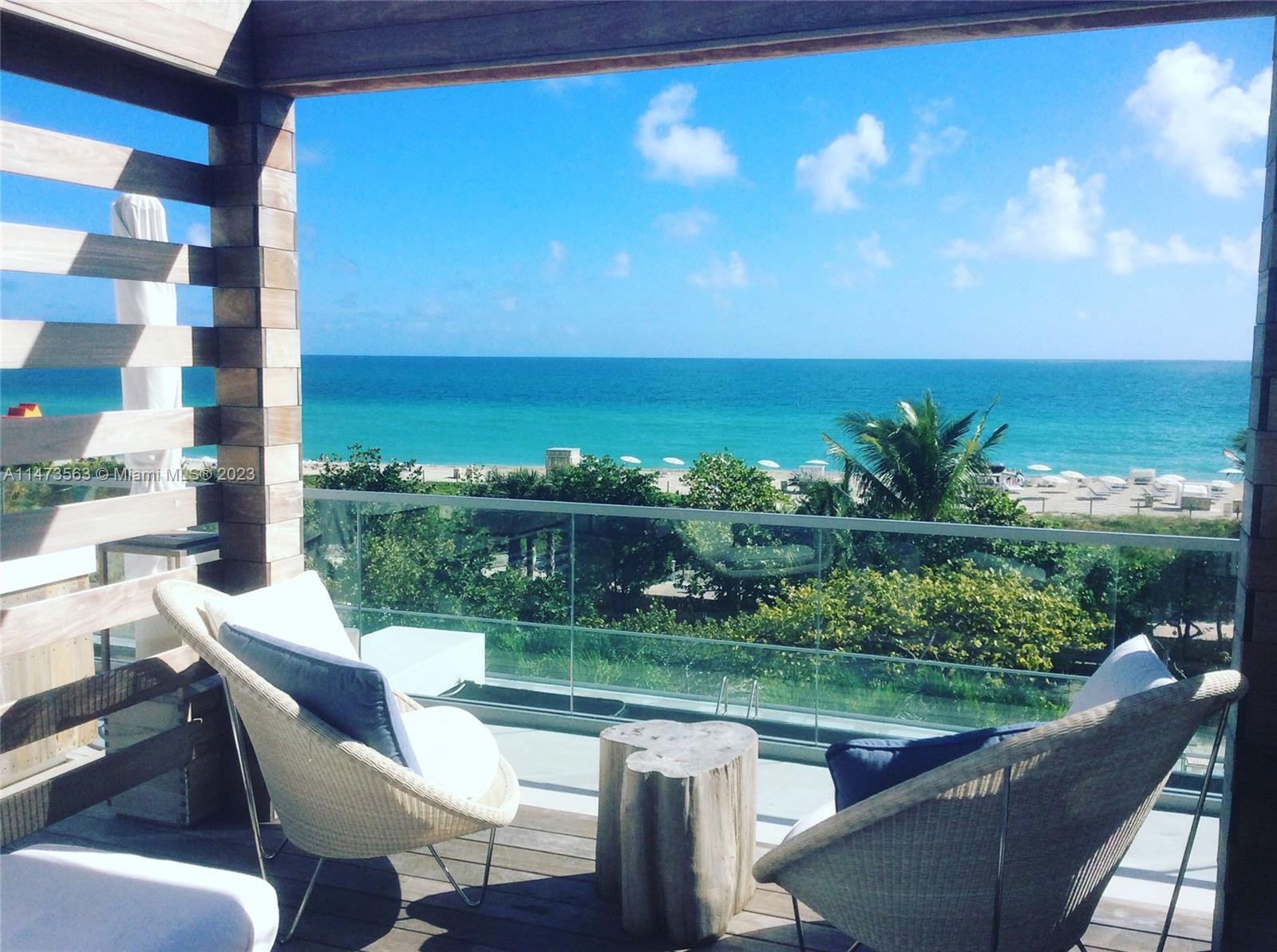 2301 Collins Avenue, Unit 321 Miami Beach, FL 33139 - Photo 5 of 33 a view of balcony with outdoor seating and city view