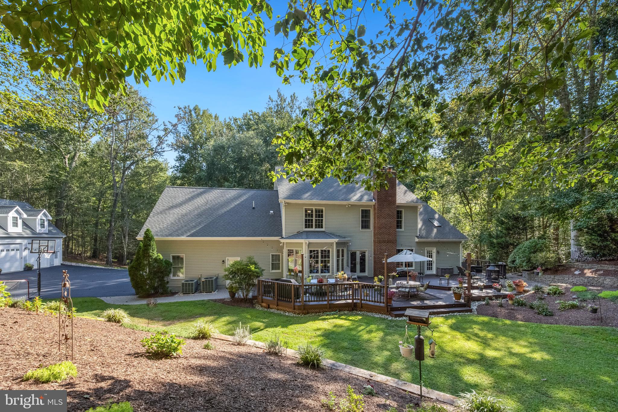 6601 Colchester Road Fairfax Station, VA 22039 - Photo 31 of 78 a view of swimming pool with outdoor seating and a garden