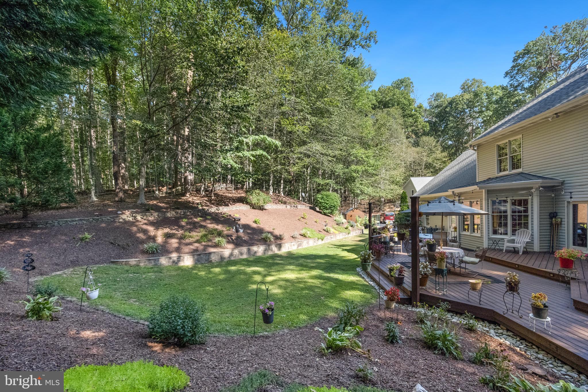 6601 Colchester Road Fairfax Station, VA 22039 - Photo 67 of 78 a view of a house with backyard