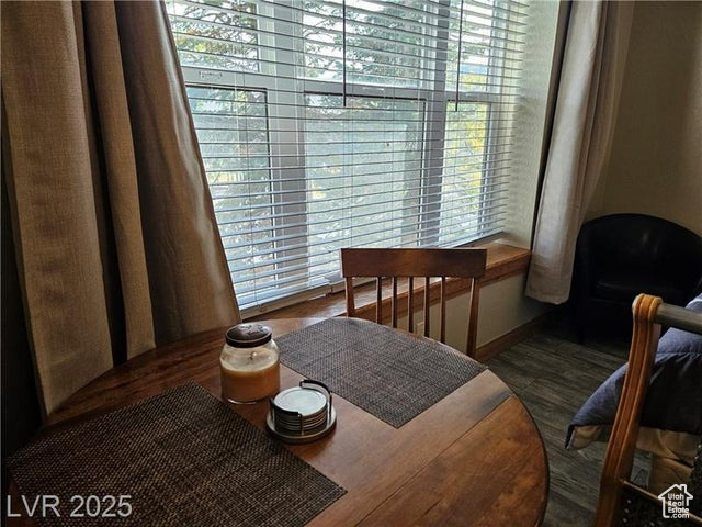 223 Hunter Ridge Drive, Unit E121 Brian Head, UT 84719 - Photo 11 of 35 Dining room with wood finished floors