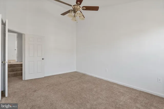 a view of an empty room