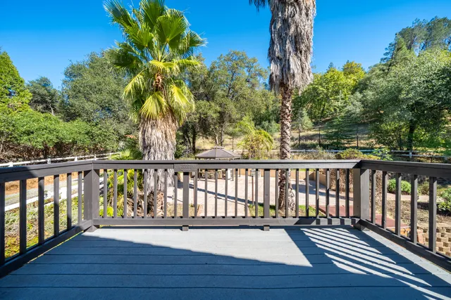 a view of outdoor space yard deck patio and outdoor seating
