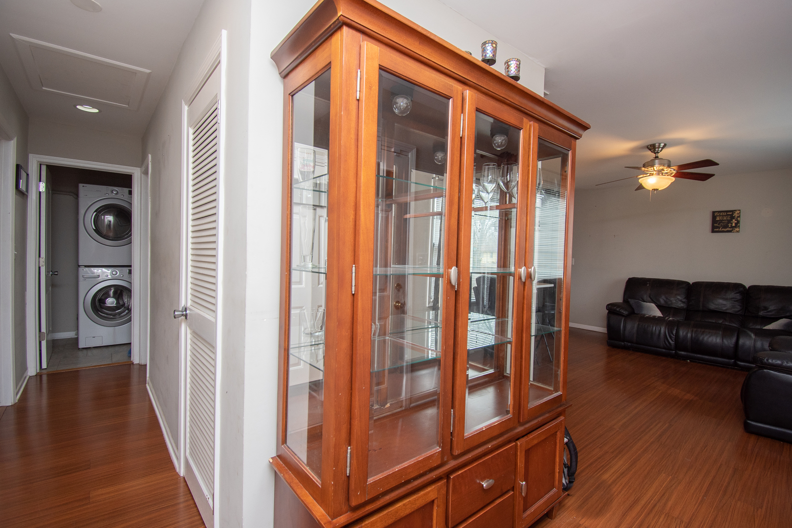 2106 20th Street Zion, IL 60099 - Photo 10 of 22 a view of entryway and hall with wooden floor