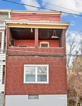 a view of a door of the house