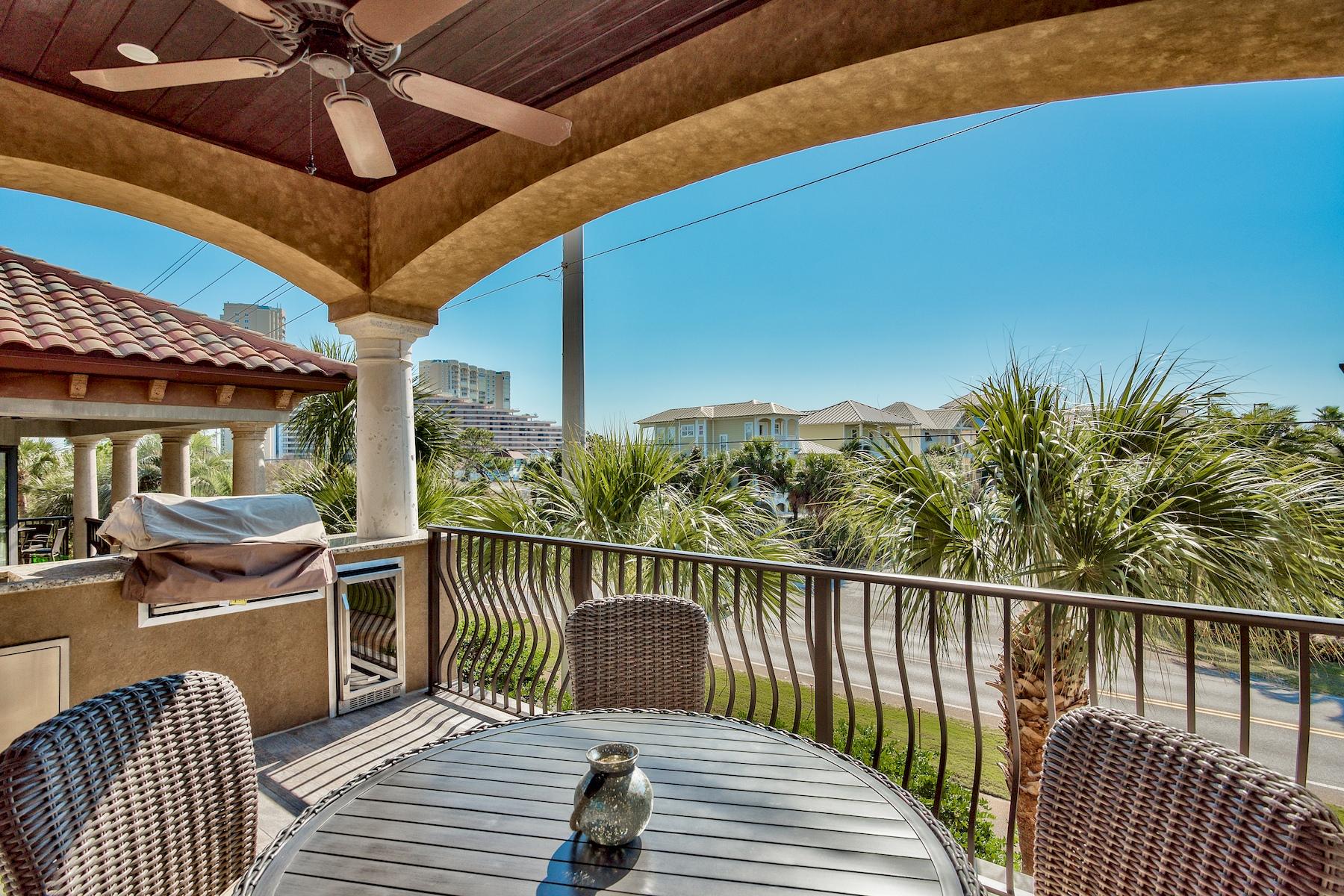 231 Rue St Tropez Miramar Beach, FL 32550 - Photo 20 of 35 a view of a balcony with furniture