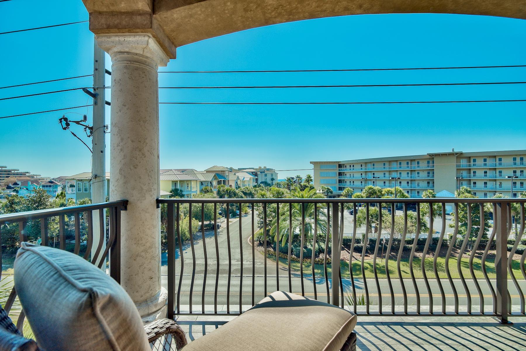 231 Rue St Tropez Miramar Beach, FL 32550 - Photo 26 of 35 a view of a balcony with furniture