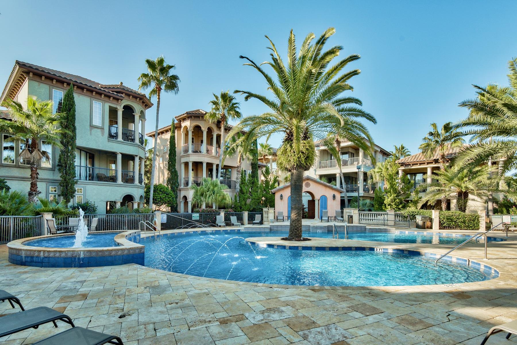 231 Rue St Tropez Miramar Beach, FL 32550 - Photo 33 of 35 a view of a building with garden and trees