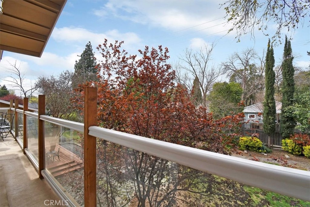 1631 Salem Street Chico, CA 95928 - Photo 48 of 71 a view of a balcony with flower plants