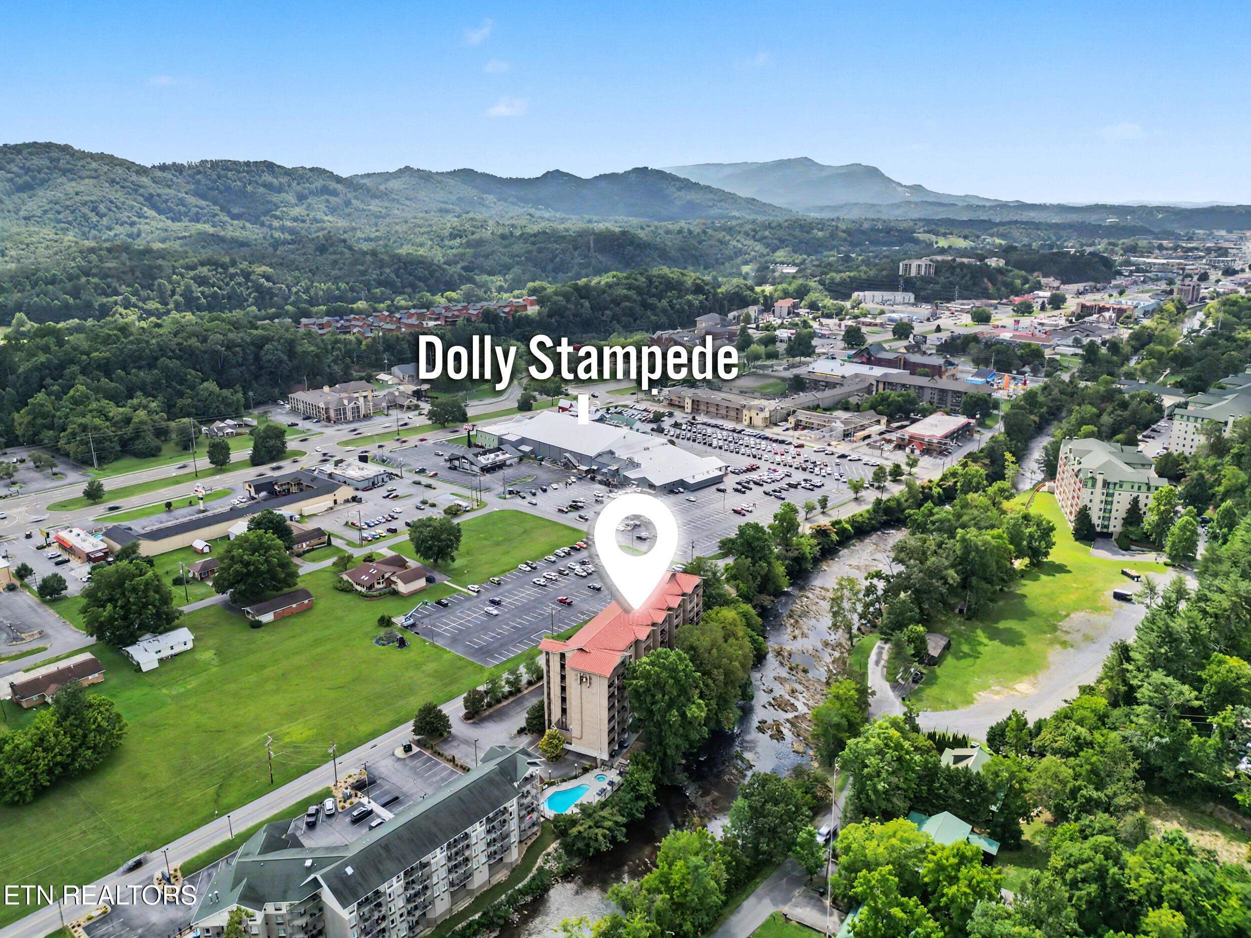 3919 South River Road, Unit 305 Pigeon Forge, TN 37863 - Photo 46 of 47 47_map pin 3 - dolly stampede