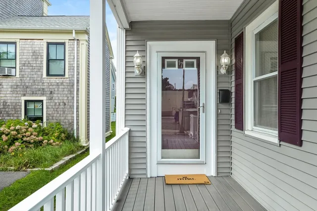 a view of a house with a porch