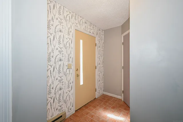 a view of an front door