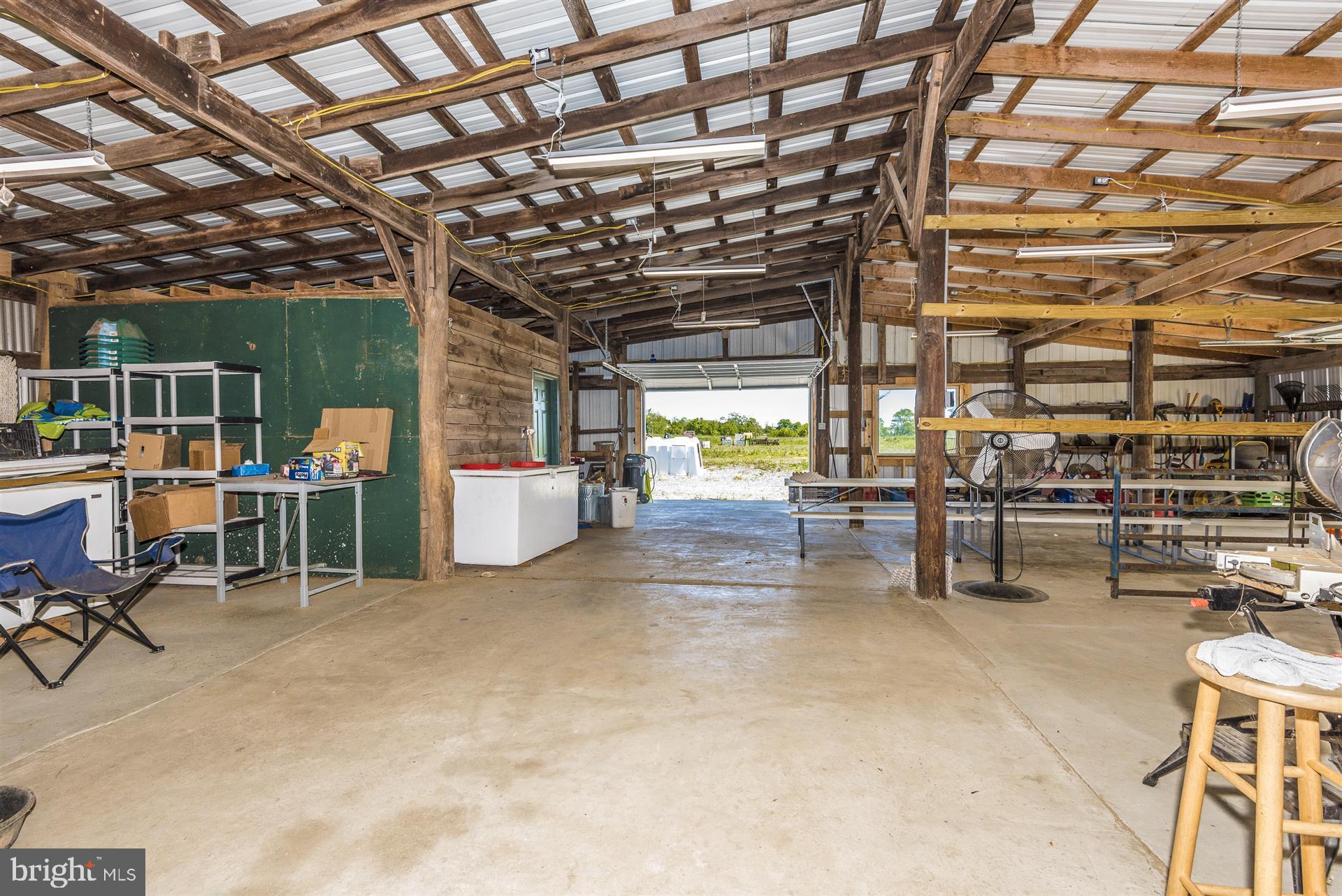 9542 Bethel Road Frederick, MD 21702 - Photo 28 of 30 2nd view - interior of barn/workshop