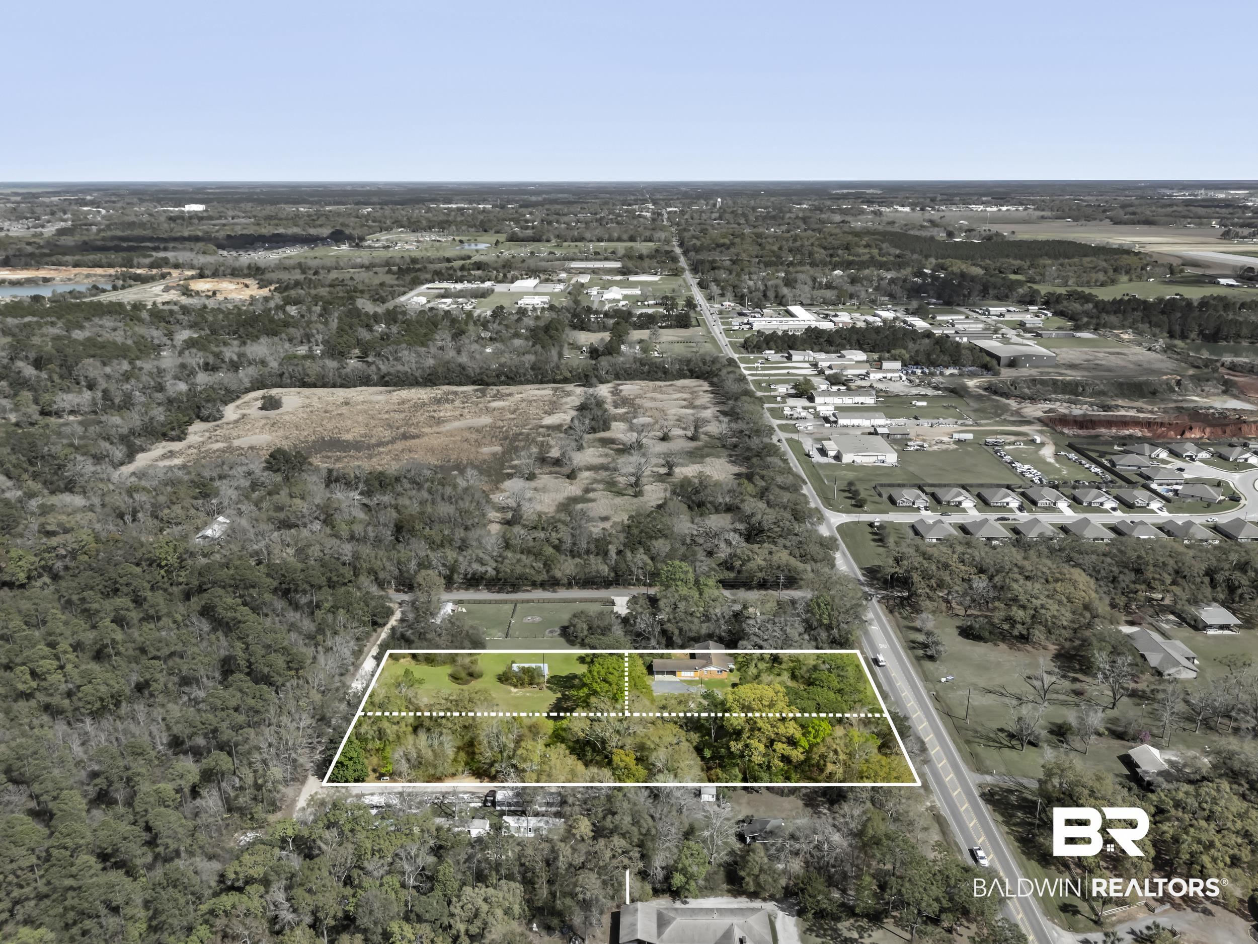 17463 Highway 98 Foley, AL 36535 - Photo 34 of 57 View of property location with property parcel outlined
