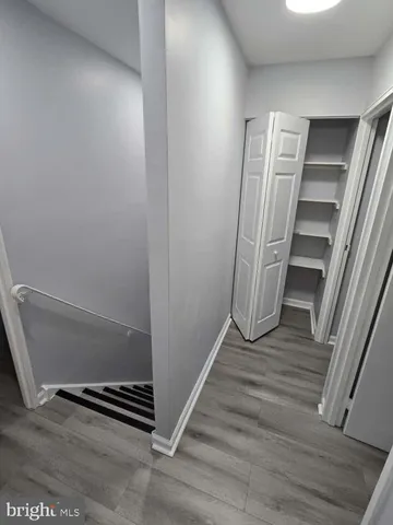a view of wooden floor in a room