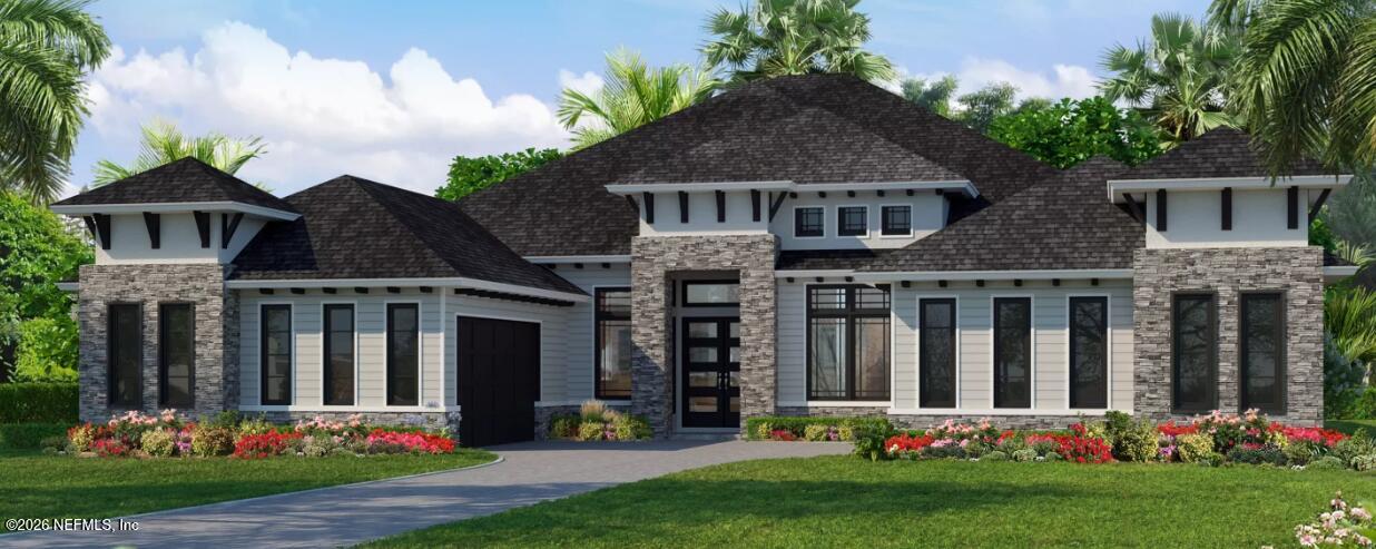 301 Brk Rdg Way St. Augustine, FL 32092 - Photo 1 of 1 a front view of house with yard and green space