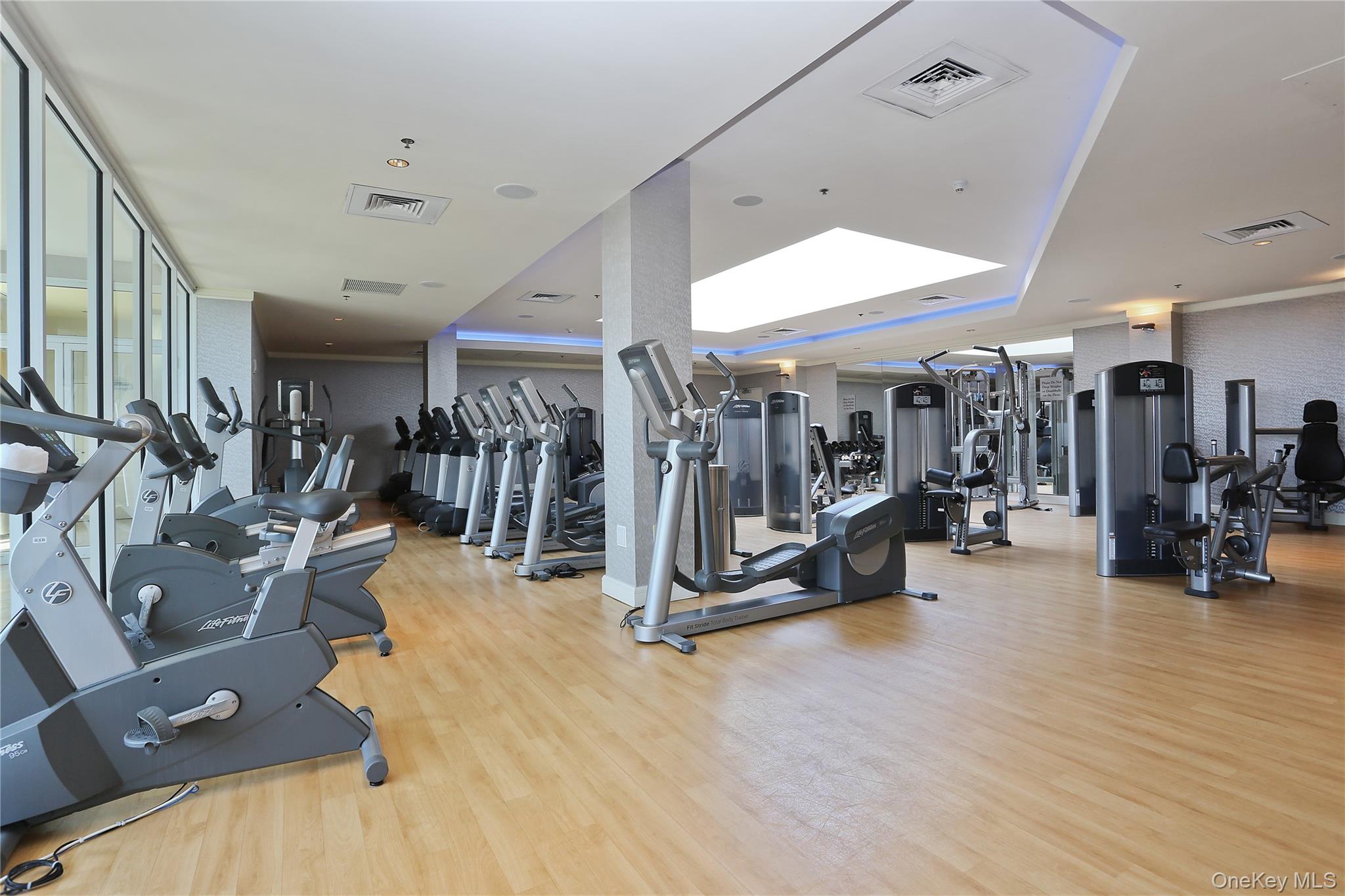 1 Renaissance Square, Unit 11G White Plains, NY 10601 - Photo 26 of 28 a view of a room with gym equipment