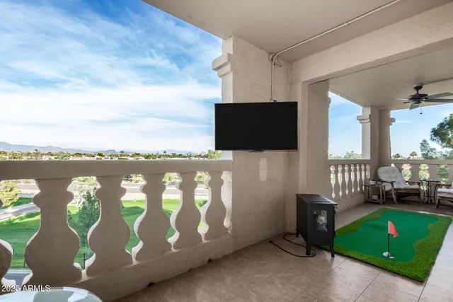 a view of a living room