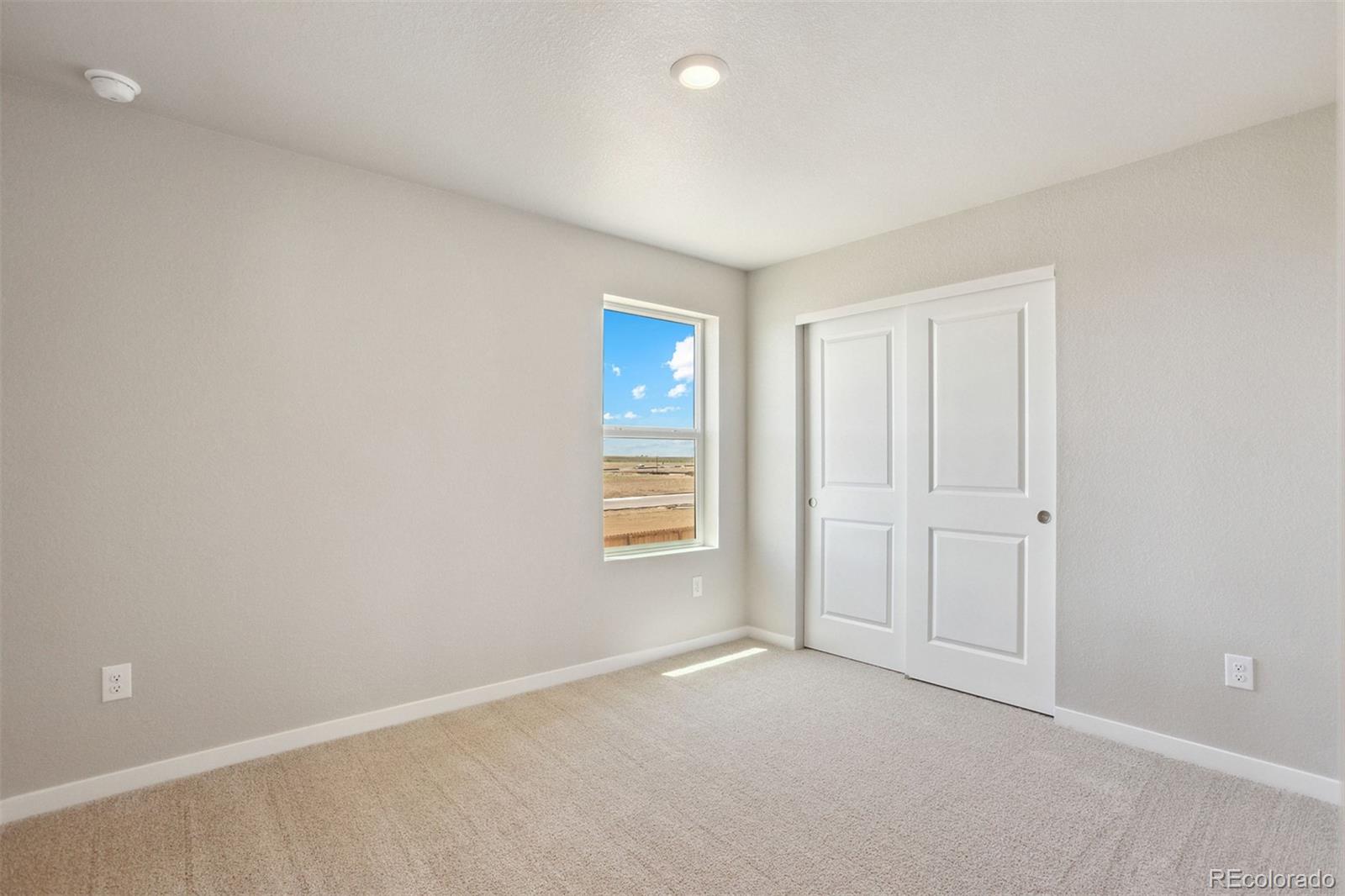 48165 Shetland Drive Bennett, CO 80102 - Photo 16 of 21 an empty room with windows and closet