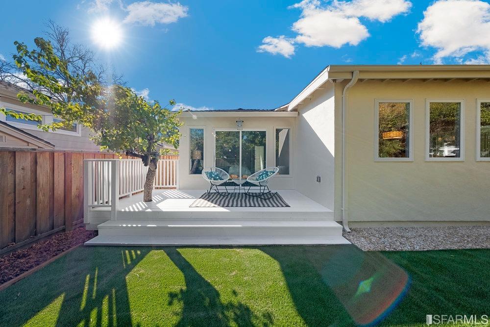 1016 Willow Drive Lafayette, CA 94549 - Photo 33 of 34 a view of a house with backyard and sitting area