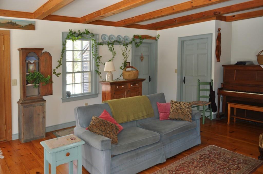 1 Maple Grove Road Round Pond, ME 04564 - Photo 9 of 21 Living room with wide pine floors...