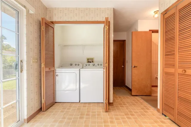 a view of a bathroom with a shower