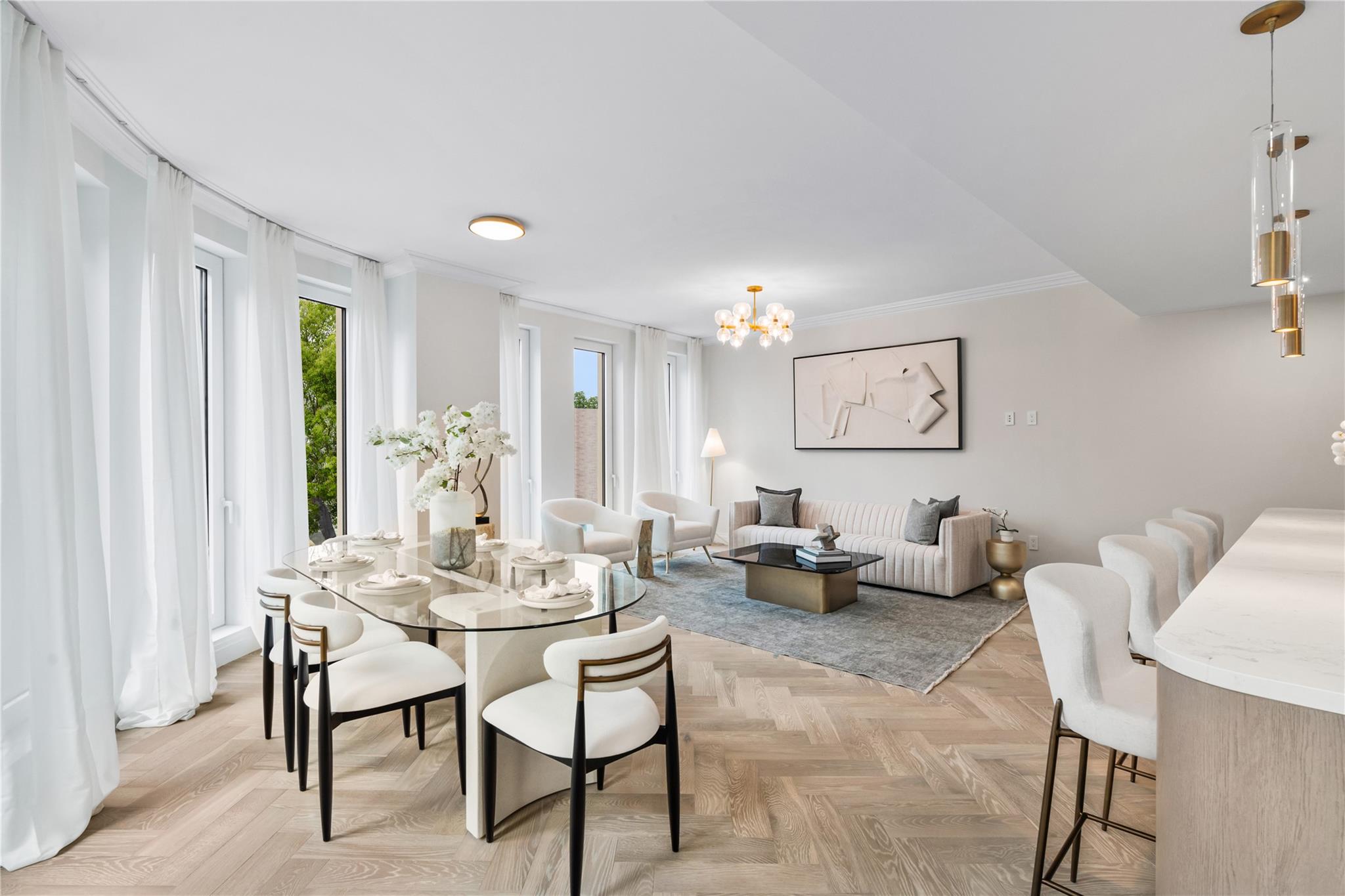 78-29 Austin Street, Unit PH1C Queens, NY 11375 - Photo 6 of 27 a view of a dining room with furniture