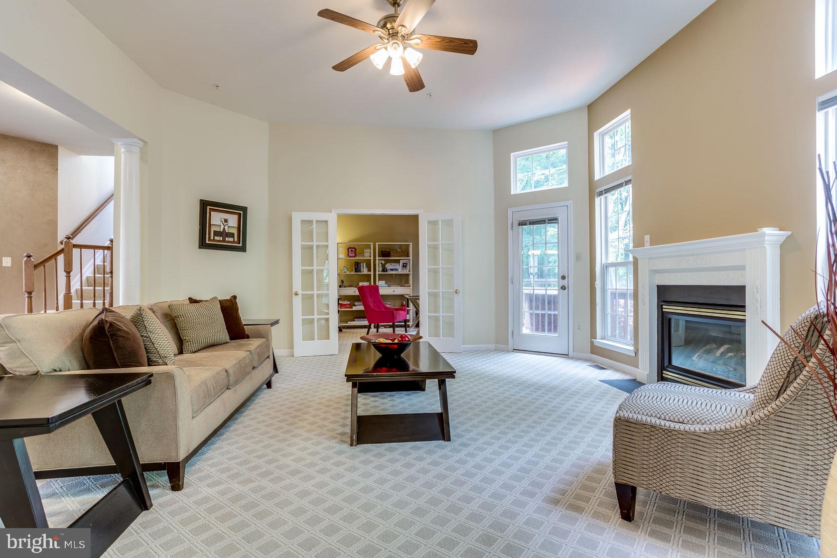 12408 Spring Ridge Court Laurel, MD 20708 - Photo 13 of 29 FAMILY ROOM 19x17 NEW CARPET, GAS FP, 9FT CEILINGS