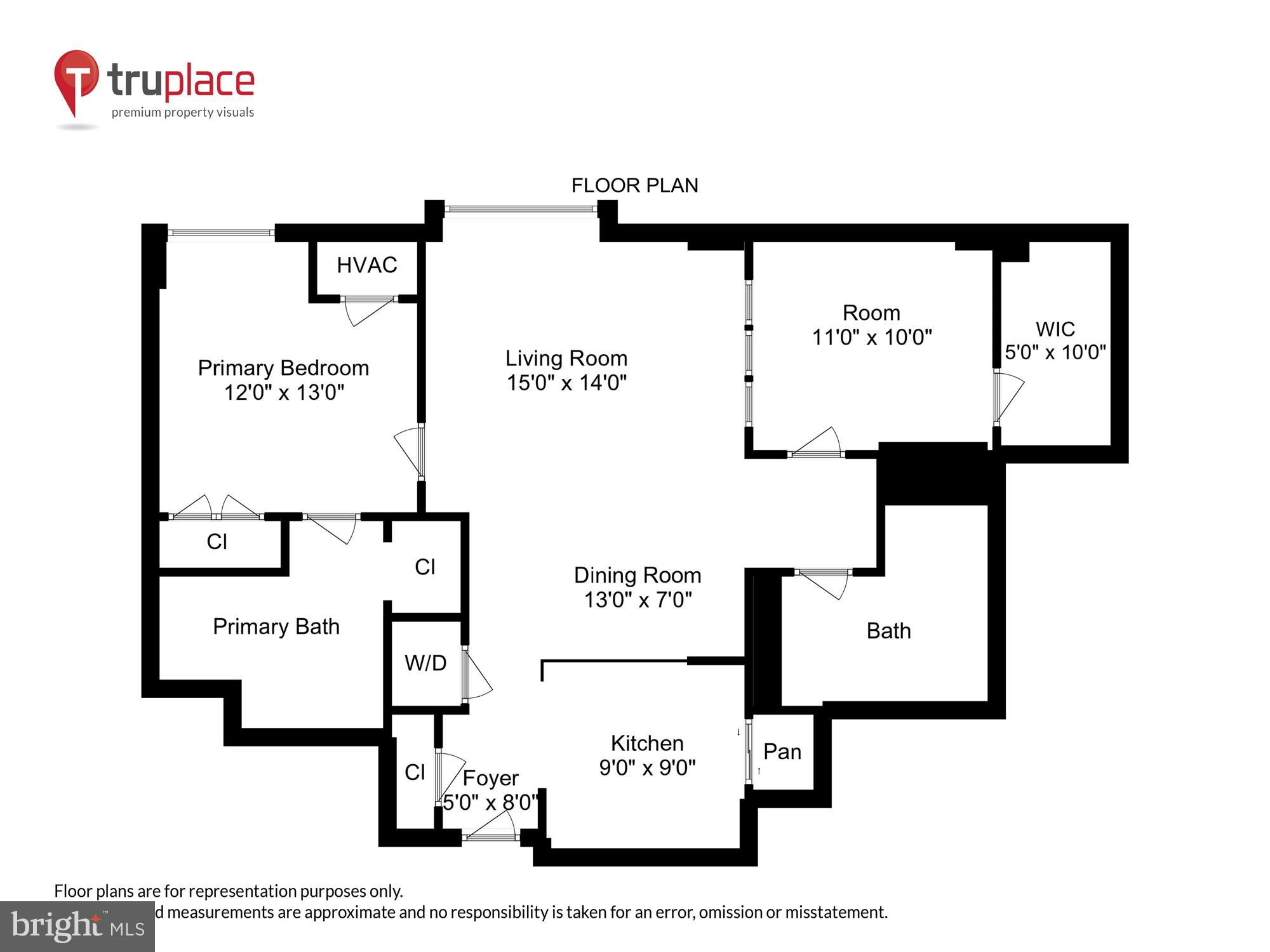 475 K Street Northwest, Unit 626 Washington, DC 20001 - Photo 59 of 59 Floor plan