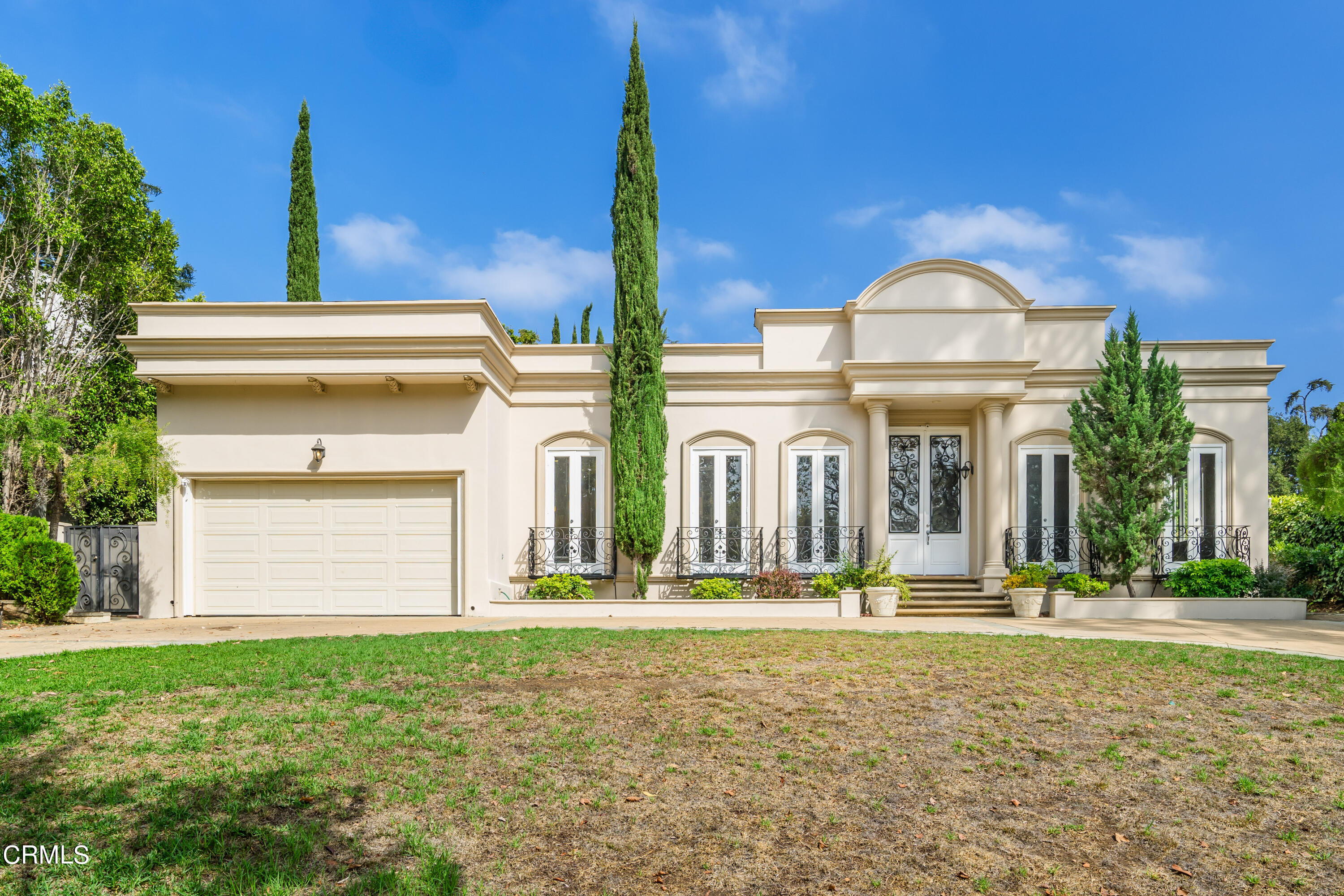a view of a building with street view
