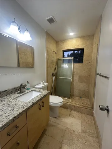 a view of a closet area