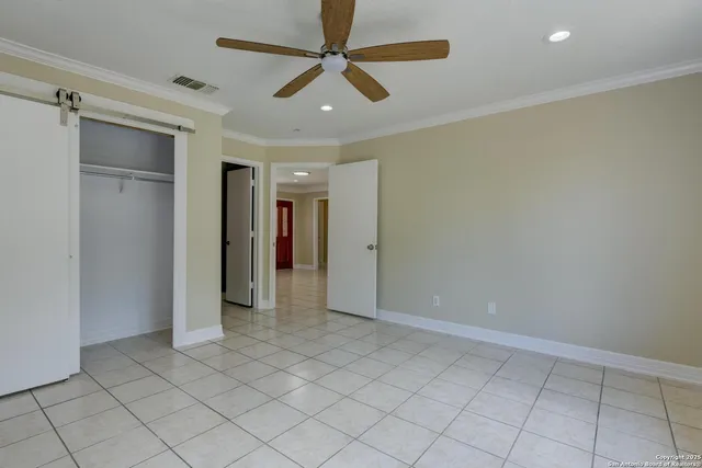 a view of an empty room