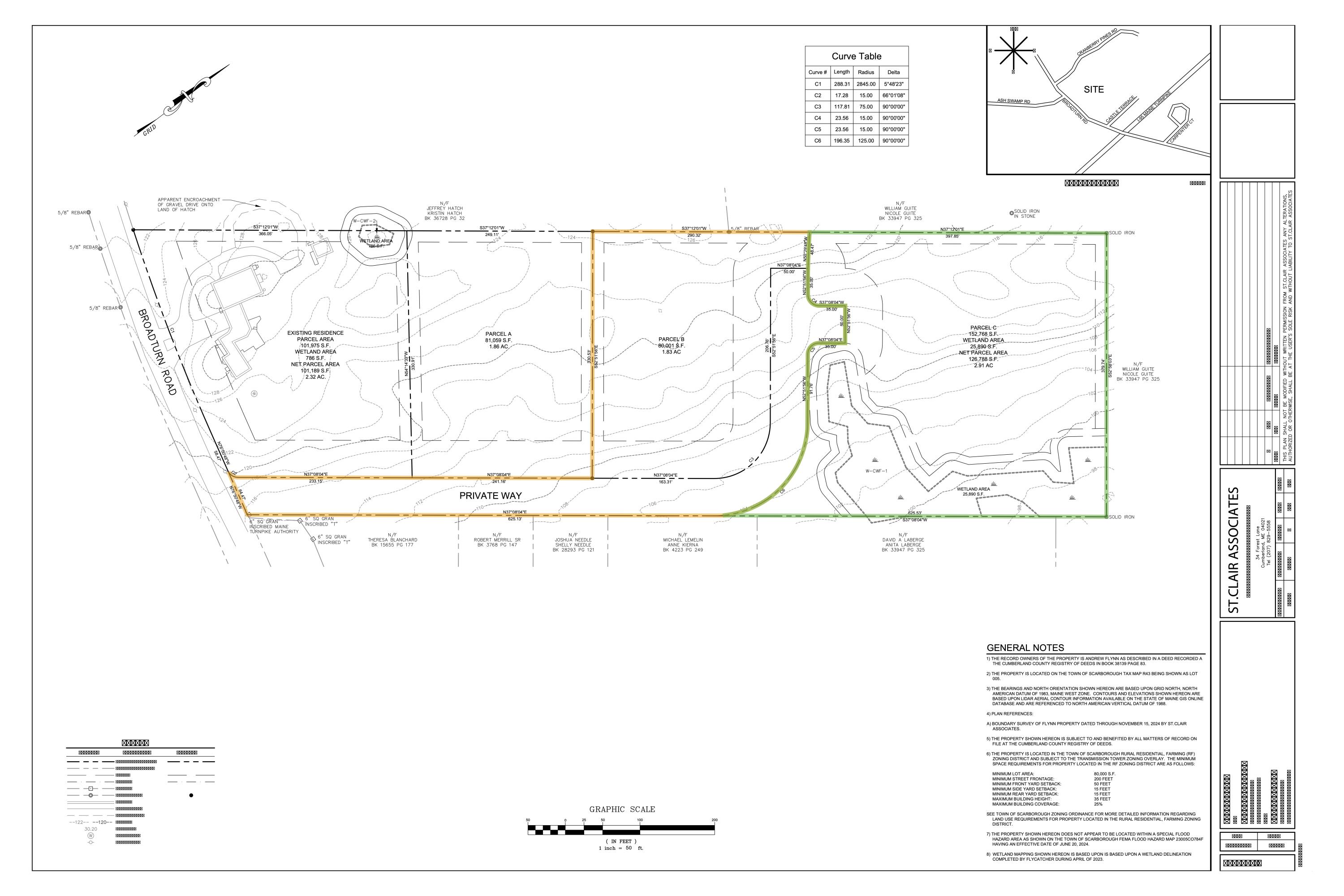 91 C Broadturn Road Scarborough, ME 04074 - Photo 7 of 10 91 Broadturn Rd_Survey Both Outlined