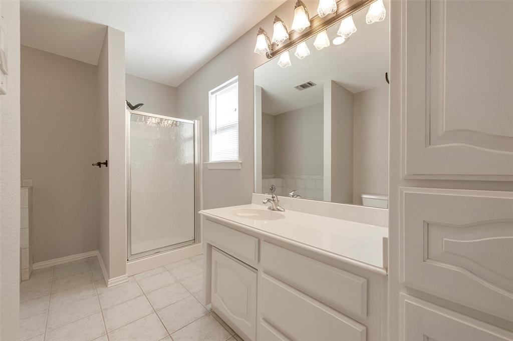 123 Double Tree Lane Lipan, TX 76462 - Photo 13 of 25 2nd Floor Bath with Separate Shower and tub