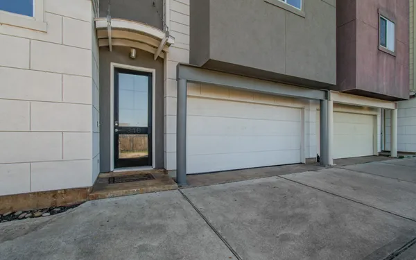 a view of a car garage gate