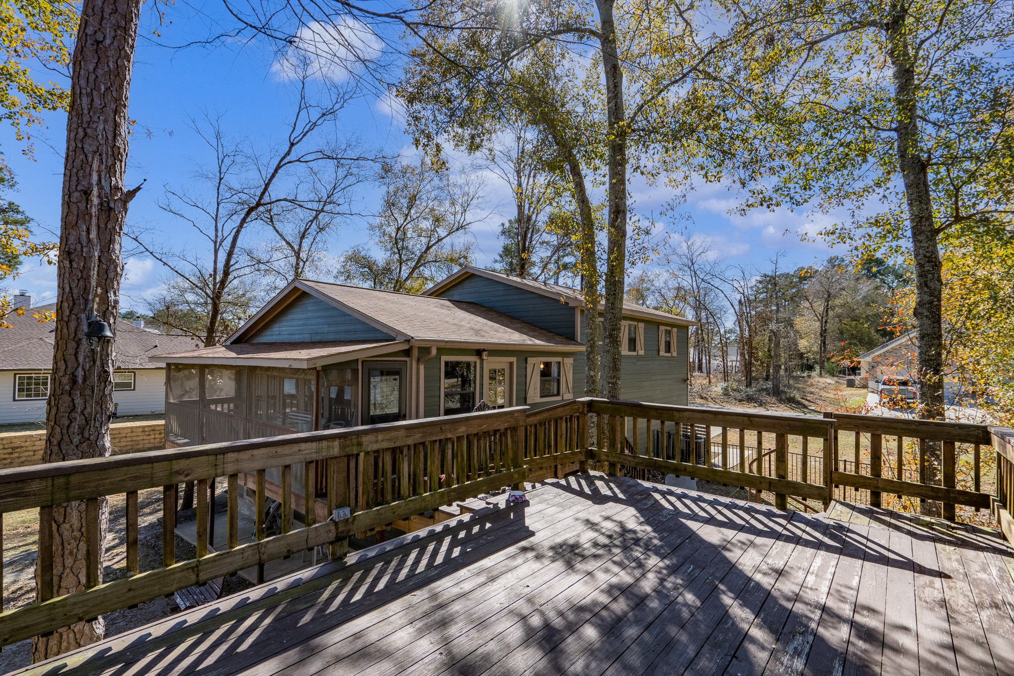 97 Greenway Drive Trinity, TX 75862 - Photo 11 of 49 a view of a house with a roof deck