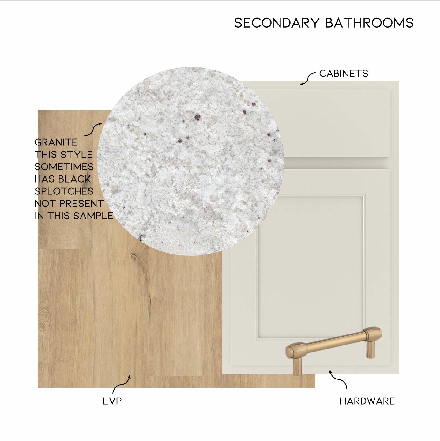 8862 Snowy Owl Road, Unit 103 Ooltewah, TN 37363 - Photo 8 of 10 Secondary Baths Color Board