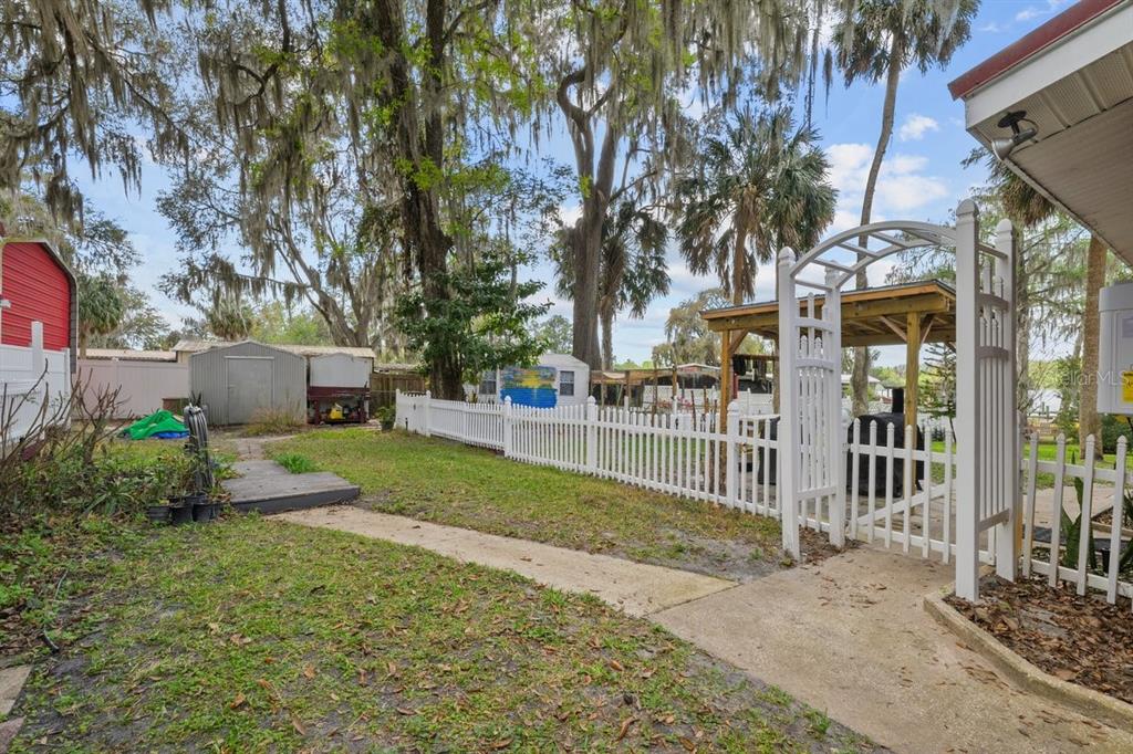 101 Orange Street Satsuma, FL 32189 - Photo 39 of 65 a view of backyard of the house