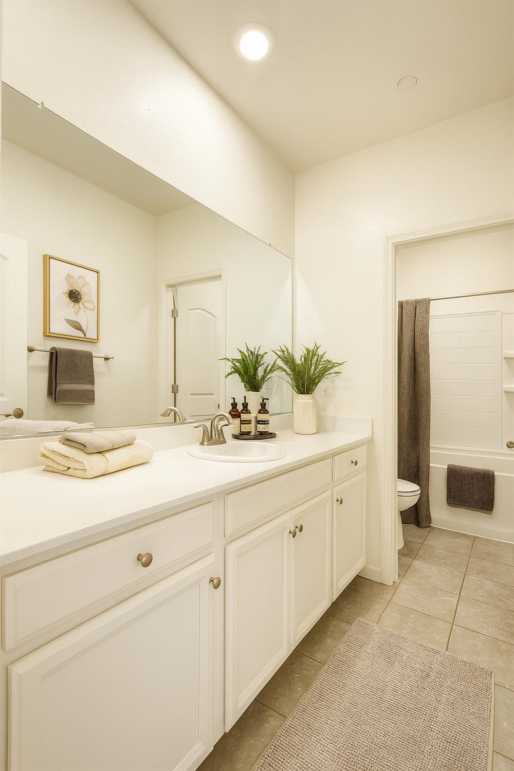 3781 Samuelson Way Sacramento, CA 95834 - Photo 26 of 42 a bathroom with a sink and a mirror