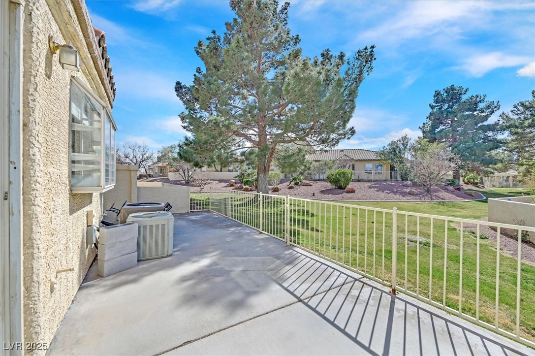 5421 Painted Mirage Road Las Vegas, NV 89149 - Photo 20 of 35 View of patio / terrace with central air condition unit