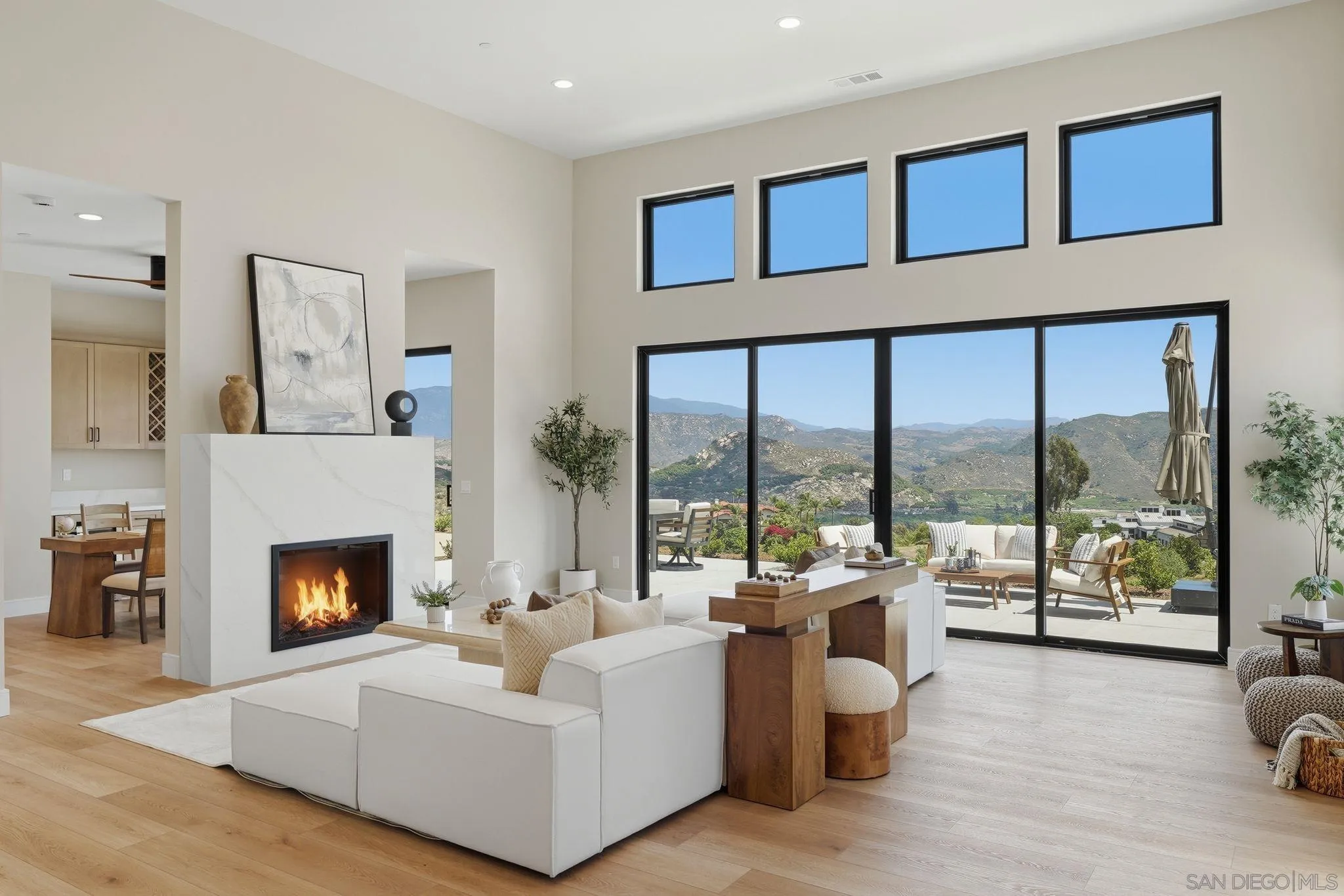 3916 Citrus Drive Fallbrook, CA 92028 - Photo 3 of 72 a living room with furniture and a fireplace