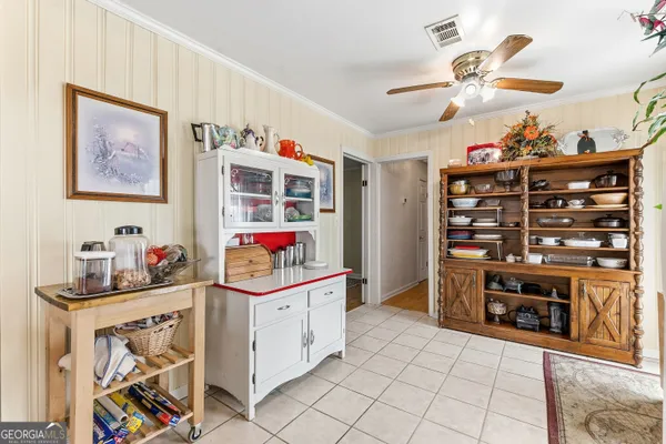 a room with storage and utility