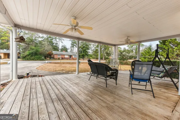 a outdoor space with chairs