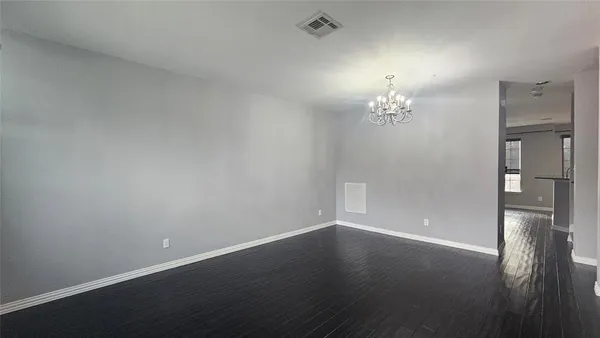 wooden floor in an empty room