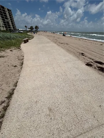 a view of a volley ball court